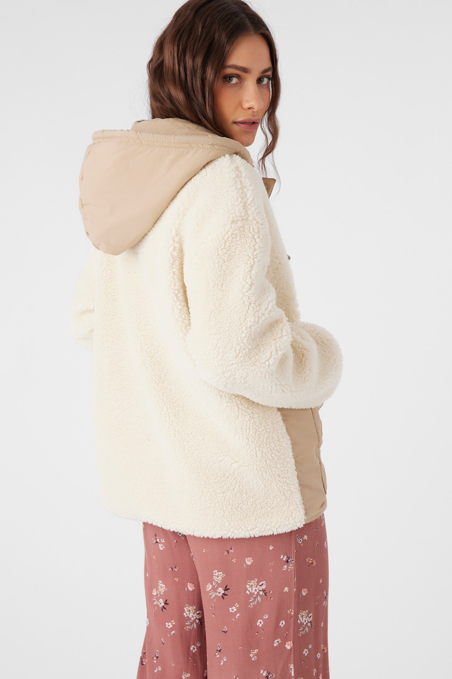 Meena High Pile Fleece Quilted Jacket - Image 4