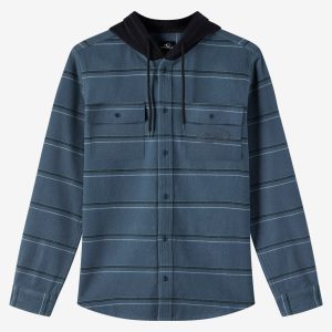 Archer Hooded Flannel Standard Fit Long Sleeve Shirt
