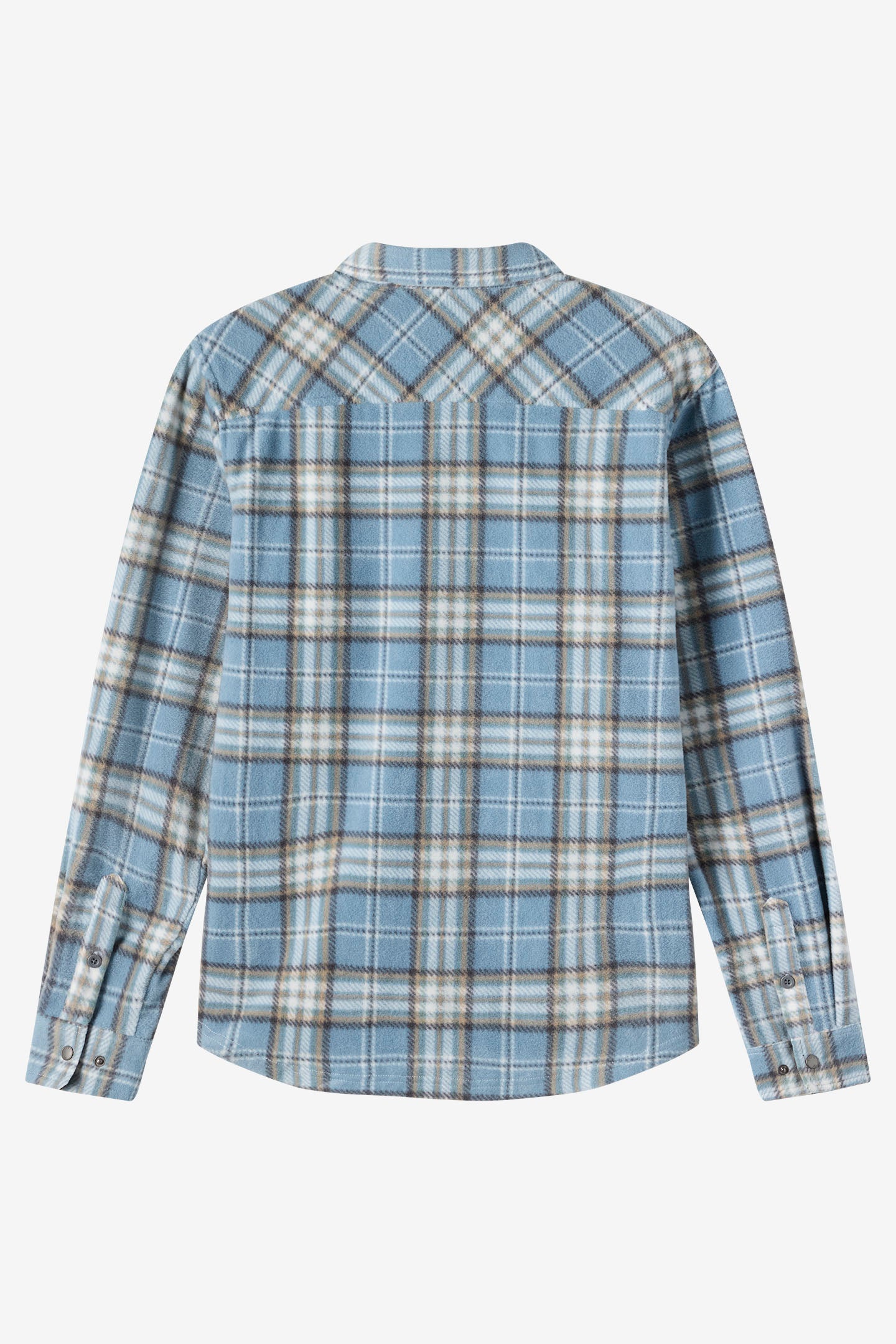 Boy's Glacier Plaid Superfleece Long Sleeve Shirt - Image 5