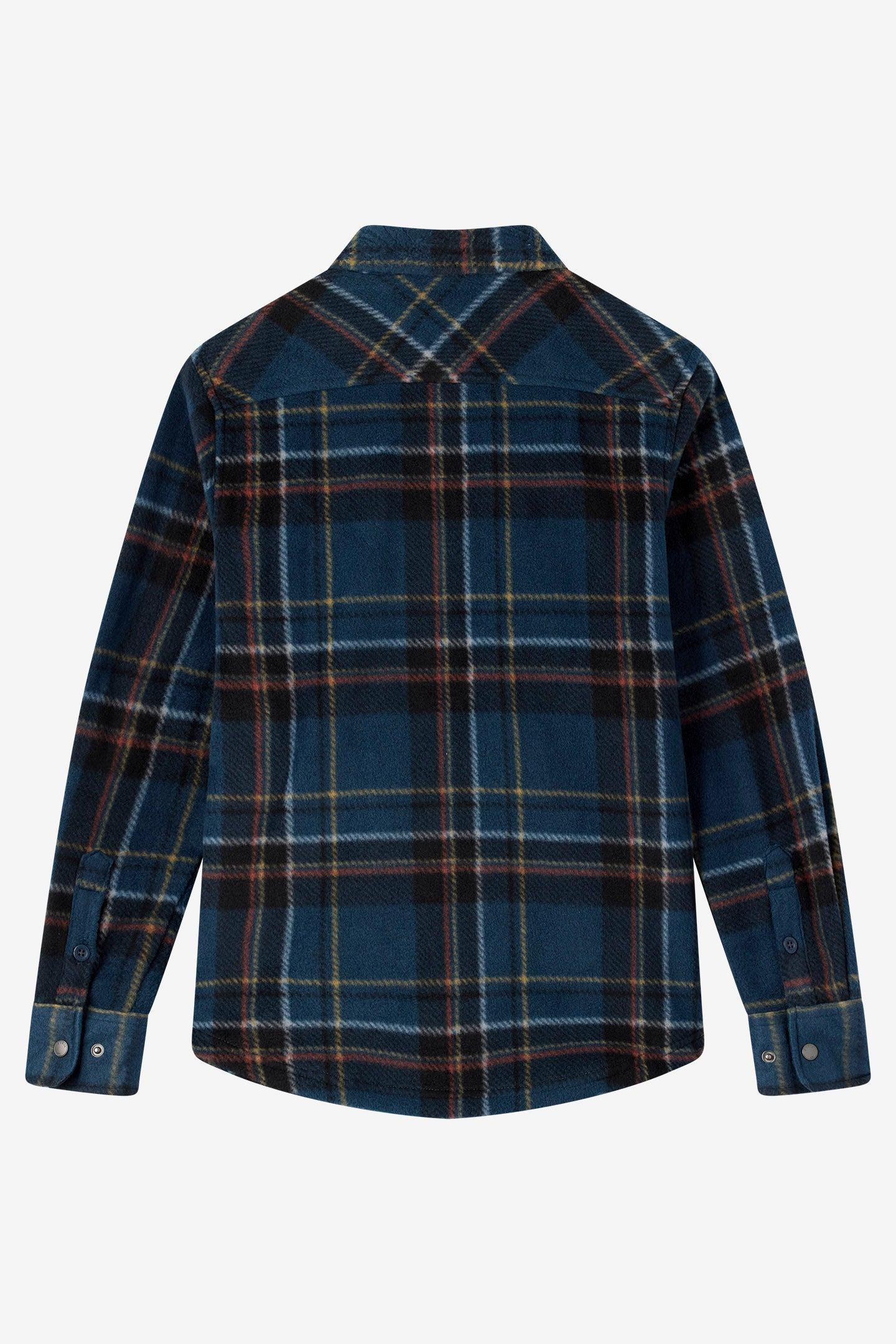 Boy's Glacier Plaid Superfleece Long Sleeve Shirt - Image 5