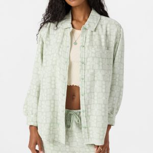 Leni Relaxed Geo Long Sleeve Top