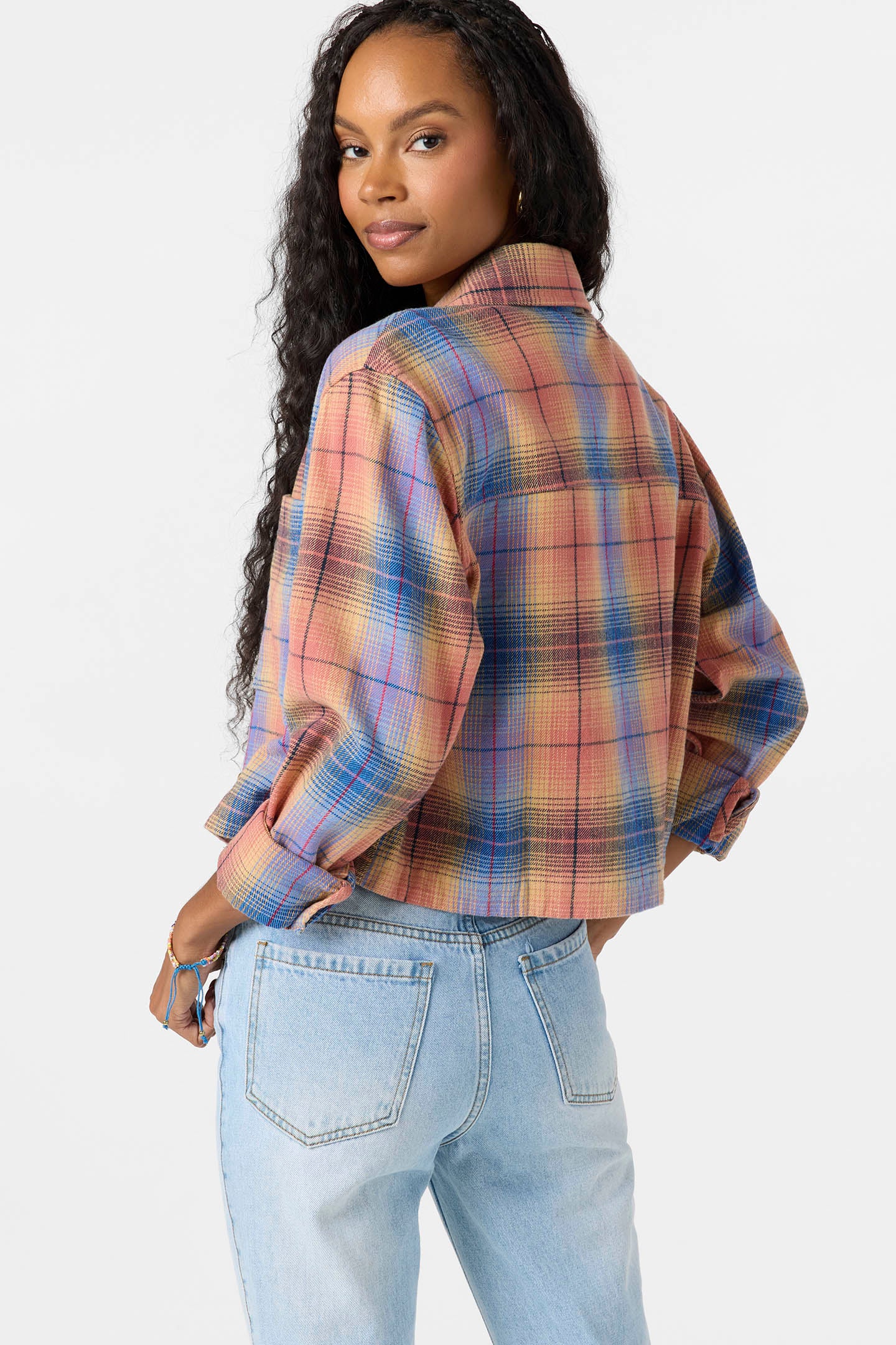 Roy Flannel Long Sleeve Top - Image 2