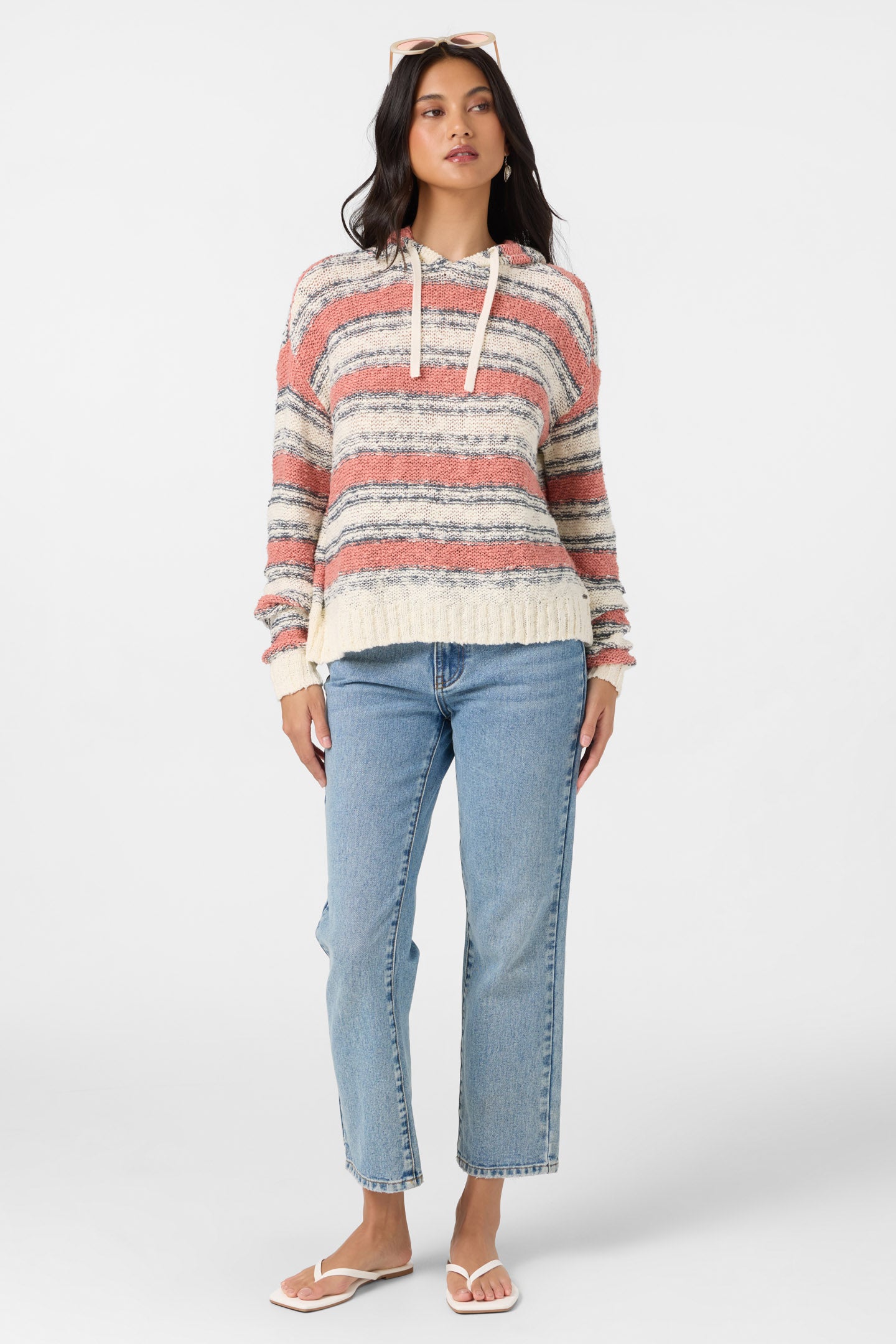 Jayne Stripe Long Sleeve Sweater - Image 3