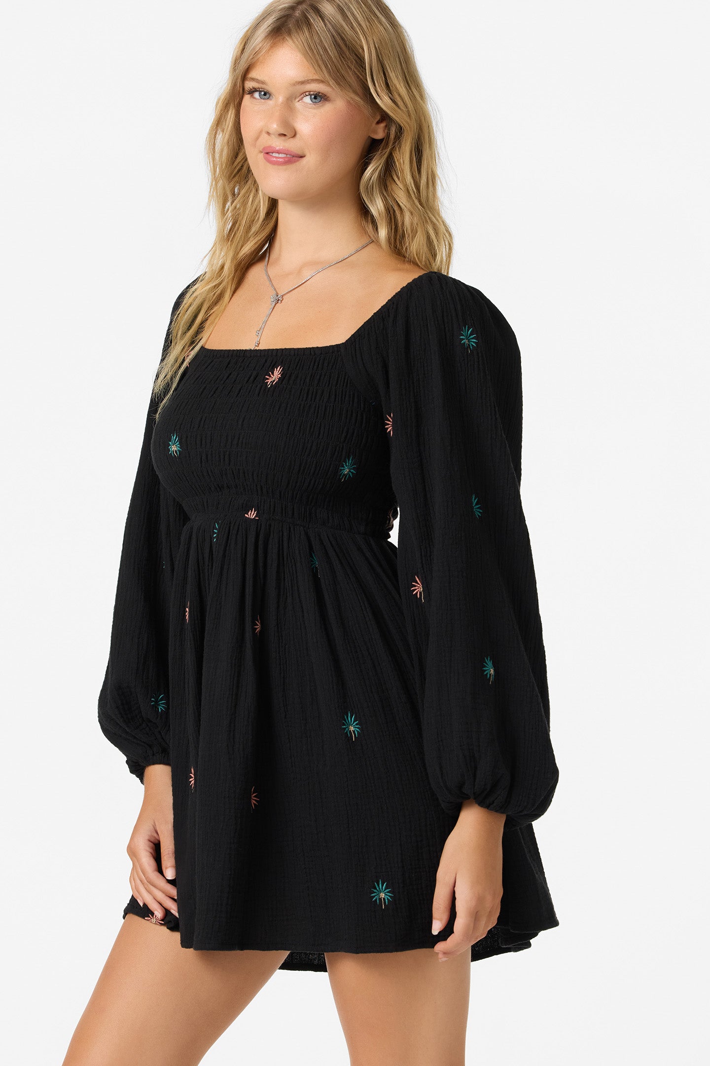 Gracyn Palm Mini Dress - Image 5