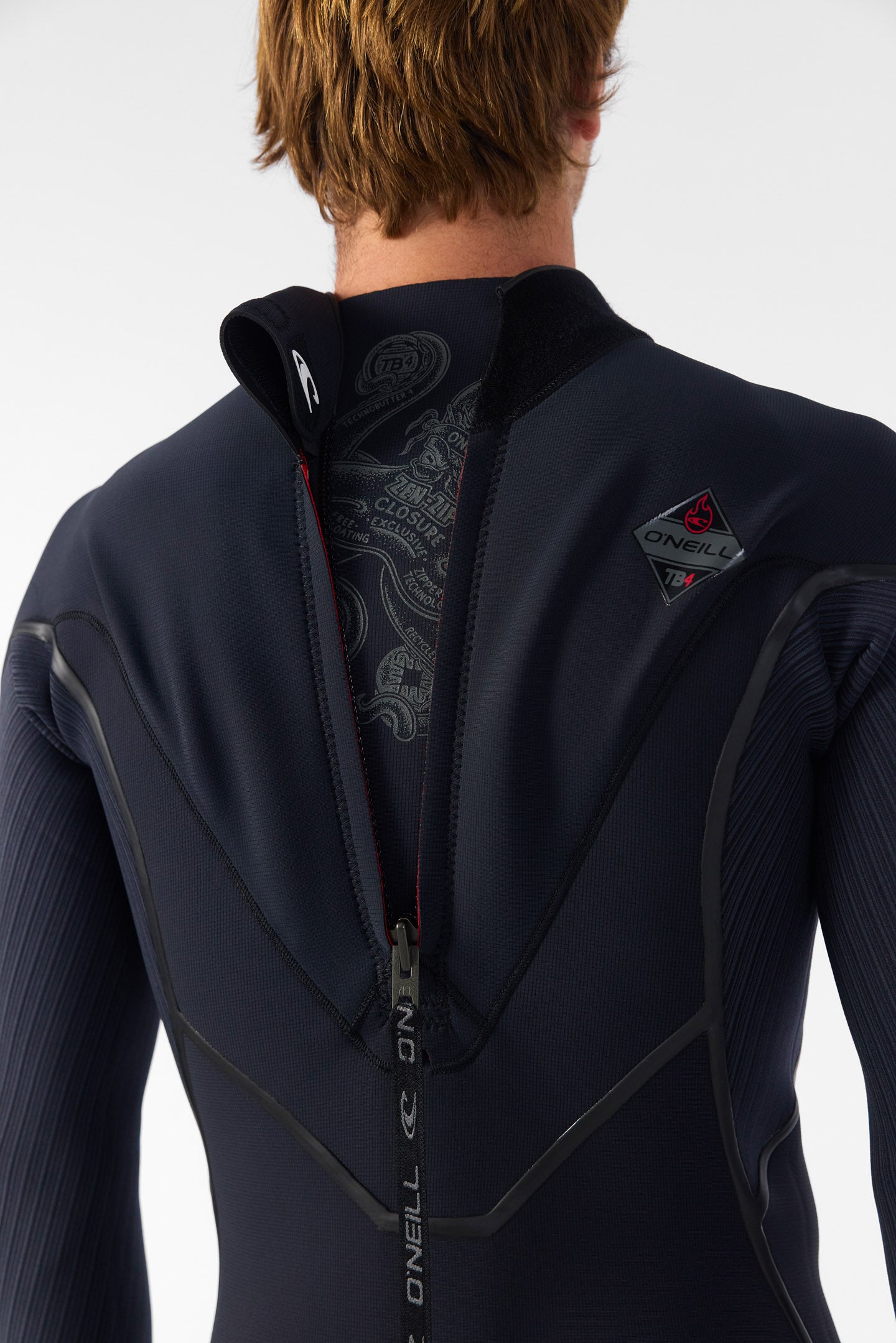 Hyperfreak Fire 4/3mm+ Back Zip Full Wetsuit - Image 9
