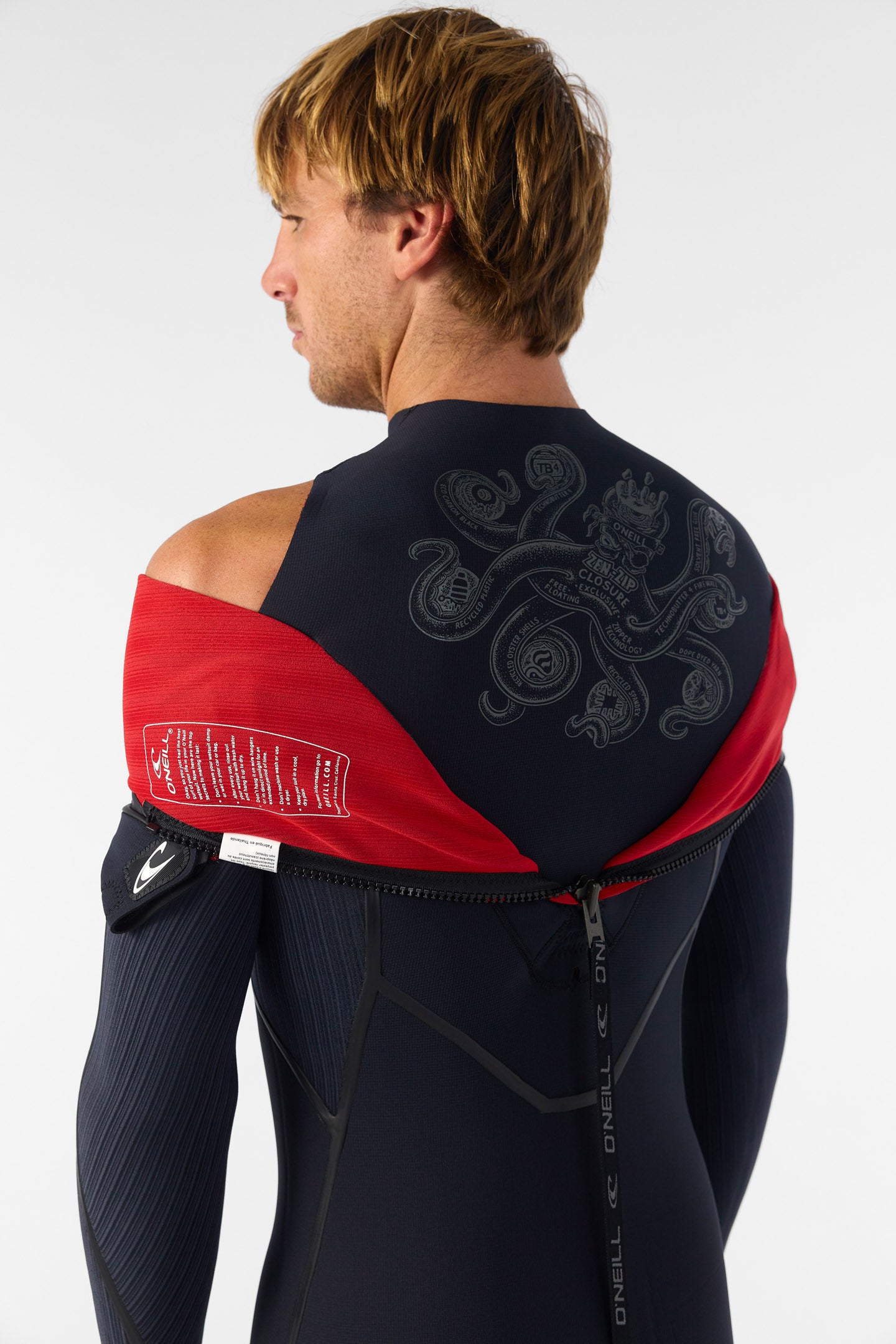 Hyperfreak Fire 4/3mm+ Back Zip Full Wetsuit - Image 12