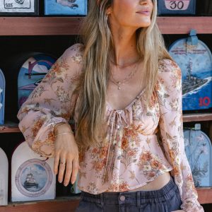 Noa Naya Floral Long Sleeve Top