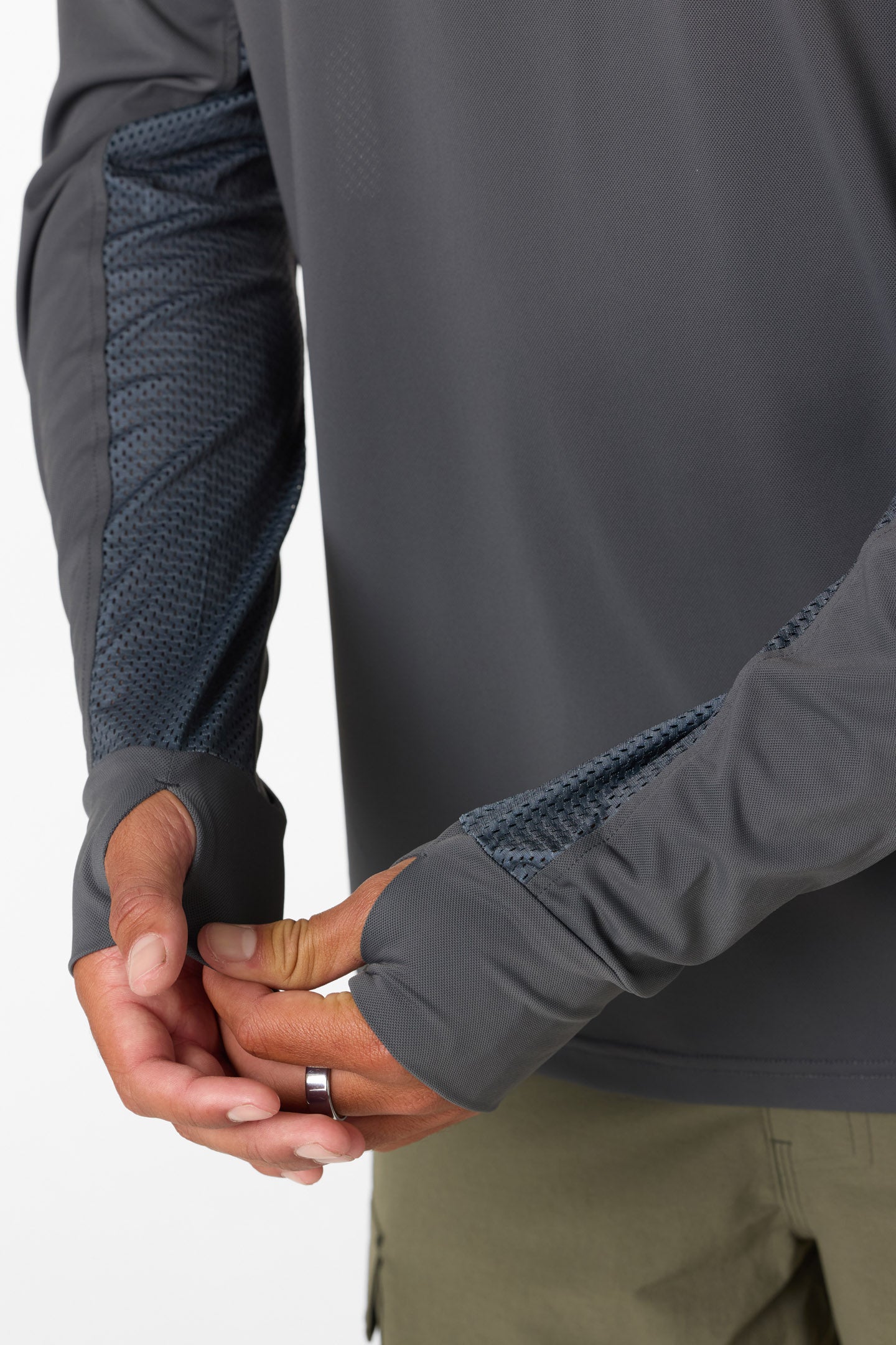 TRVLR UPF Elevated Hooded Long Sleeve Pullover - Image 7