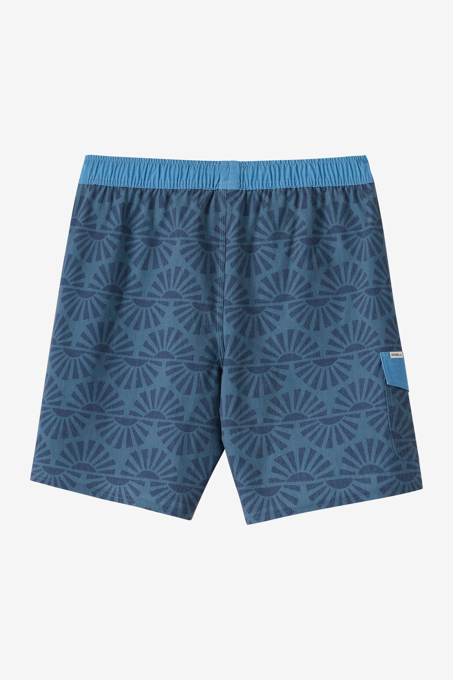 Hermosa Retro Elastic Waist 17 Swim Trunks - Image 6