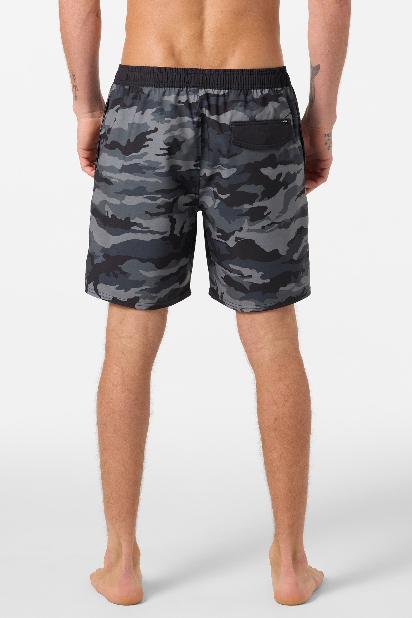 Hermosa Elastic Waist Lined 17 Swim Trunks - Image 4