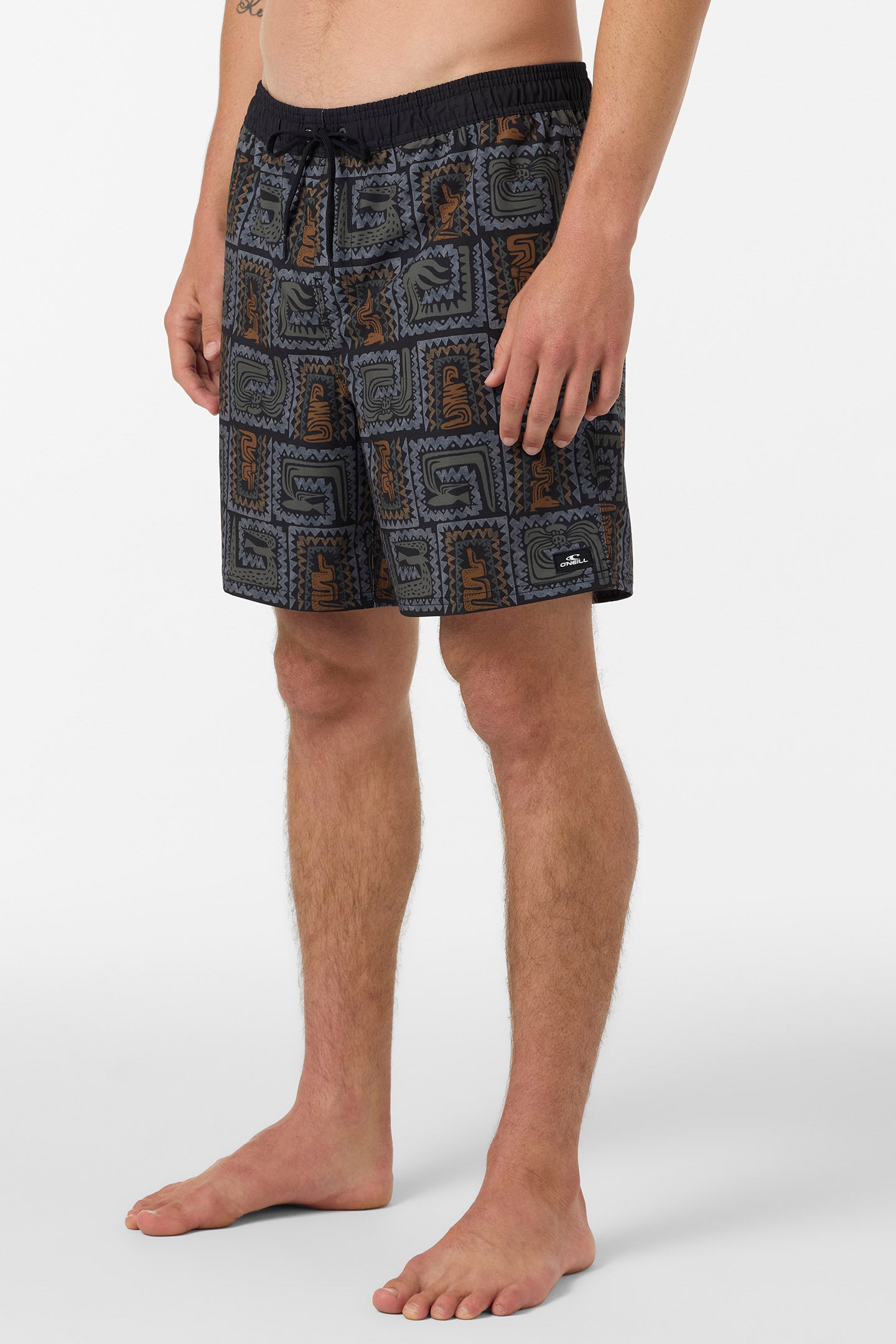 Hermosa Elastic Waist Lined 17 Swim Trunks - Image 4