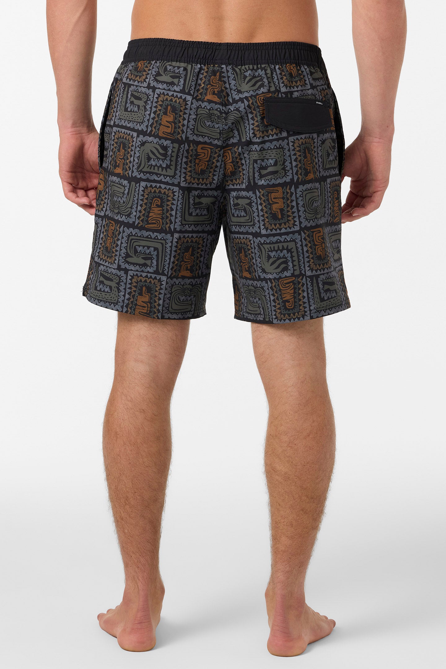 Hermosa Elastic Waist Lined 17 Swim Trunks - Image 5