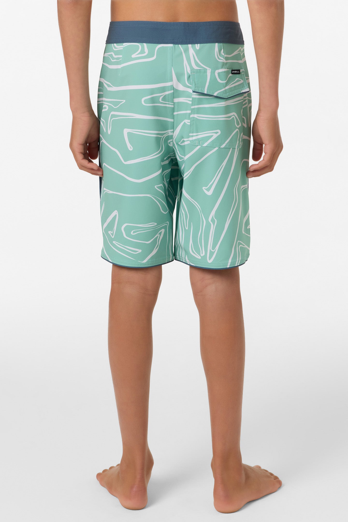 Boy's Hyperfreak Mysto Scallop 17 Boardshorts - Image 4
