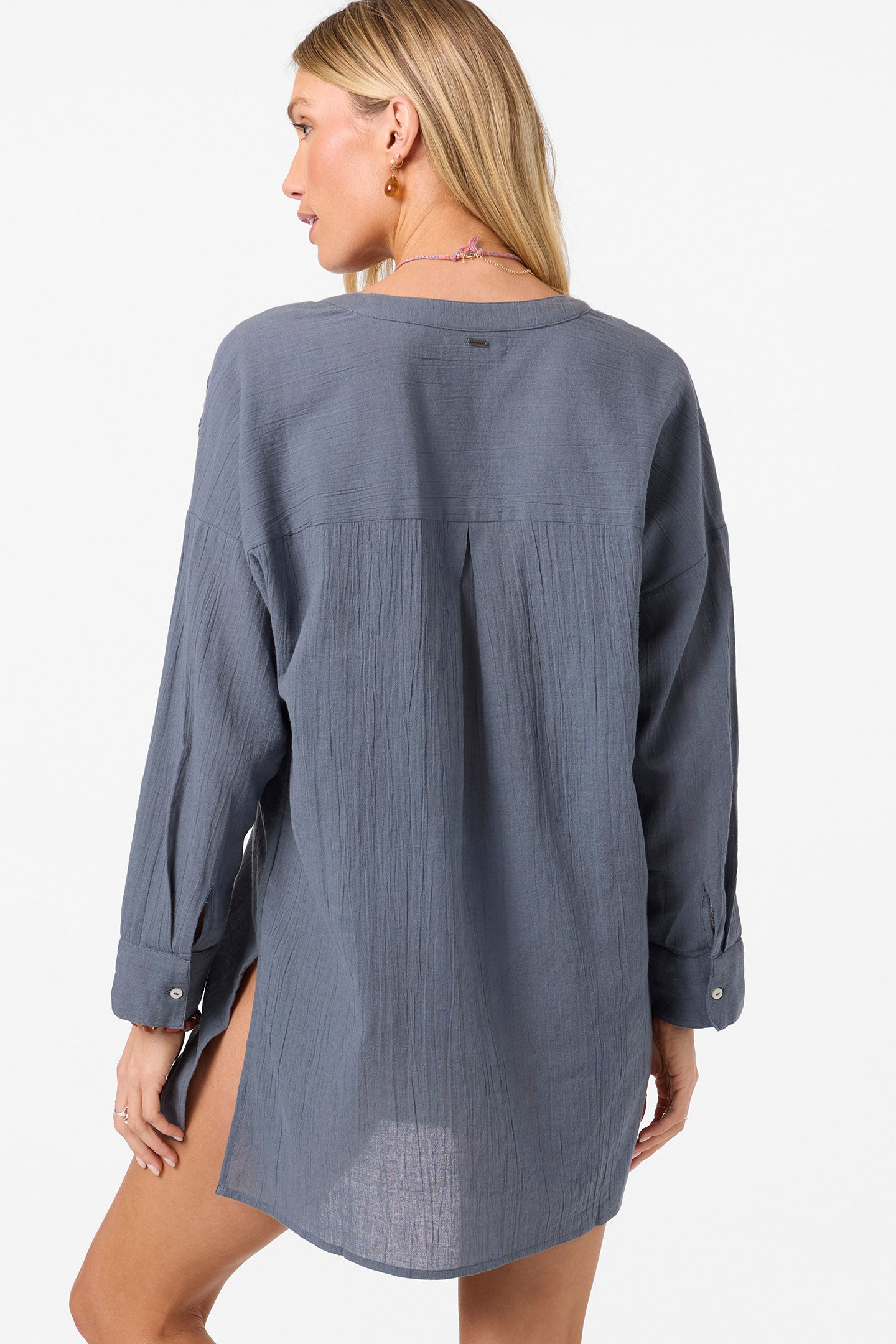 Belizin Long Sleeve Cover-Up Dress - Image 2