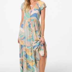 Zygrid Butterfly Midi Dress