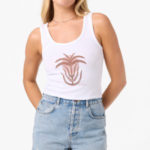 Palm Sun Scoop Neck Tank