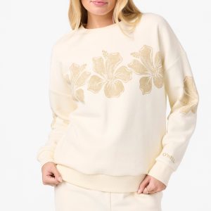 Lei Oversized Crew Neck Fleece