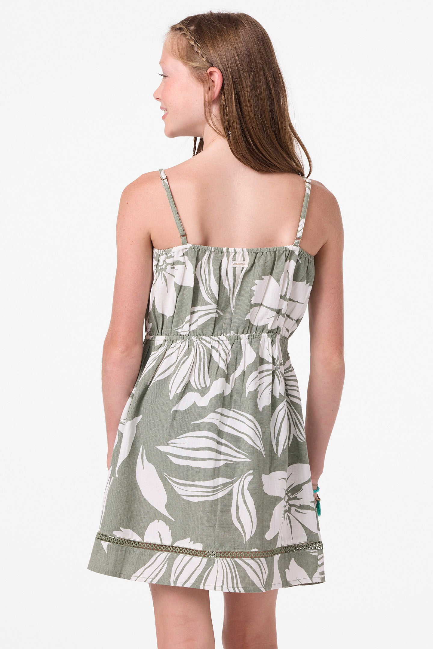 Girl's Alden Floral Mini Dress - Image 2