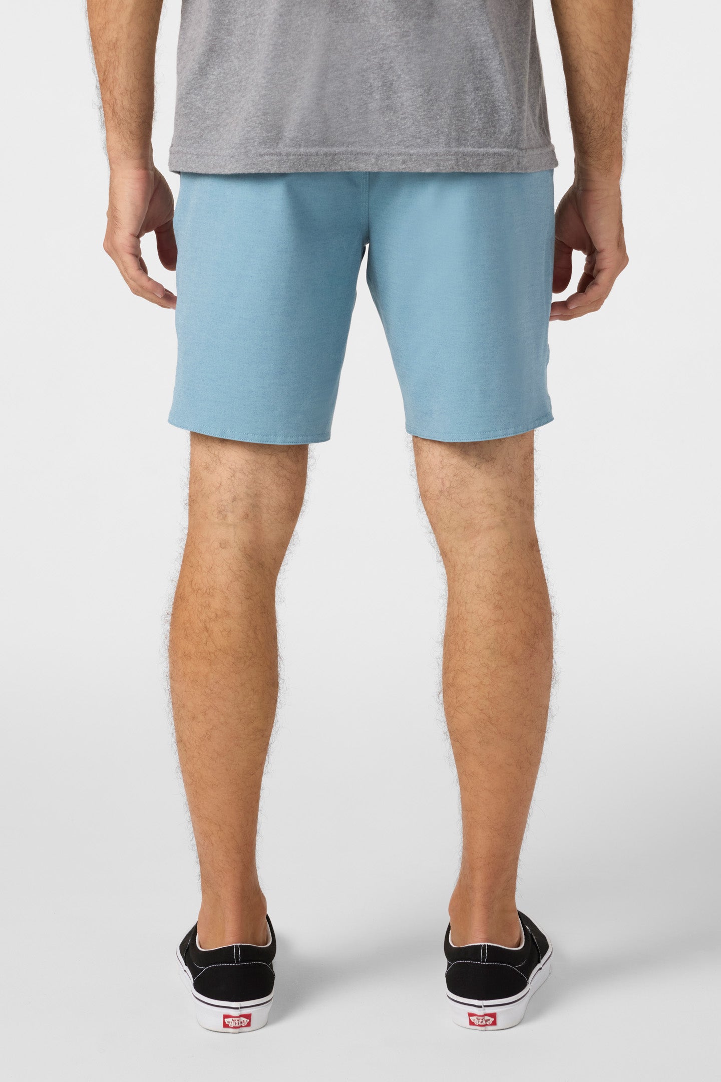 Reserve Light Check Scallop Elastic Waist 18 Hybrid Shorts - Image 6