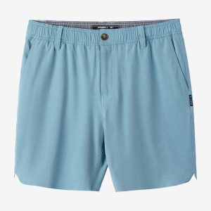 Reserve Light Check Scallop Elastic Waist 18 Hybrid Shorts