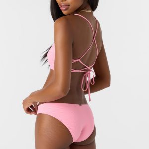 Saltwater Solids Rib Blue Lagoon Full Bottoms
