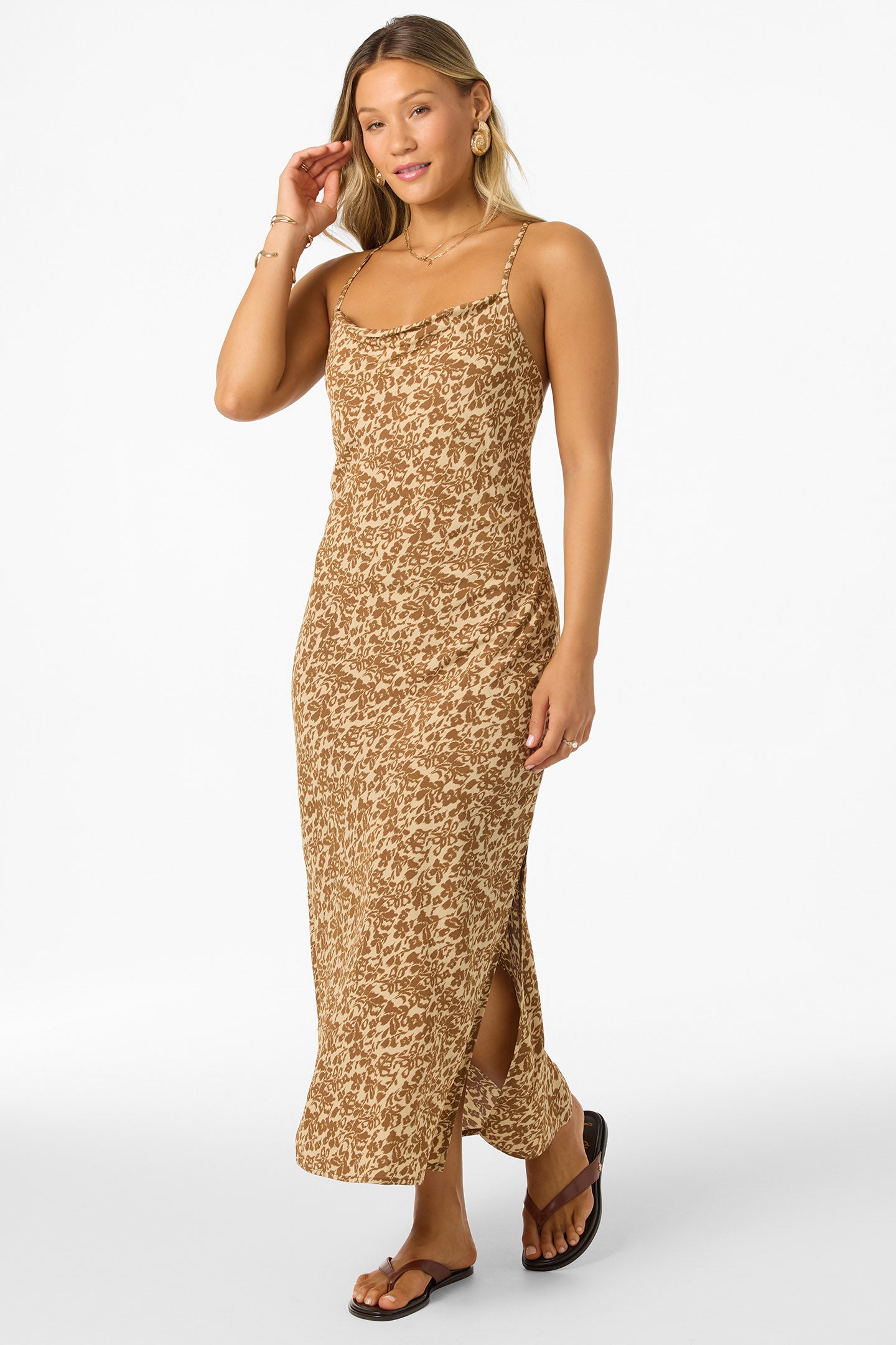 Holly Animal Midi Dress - Image 3