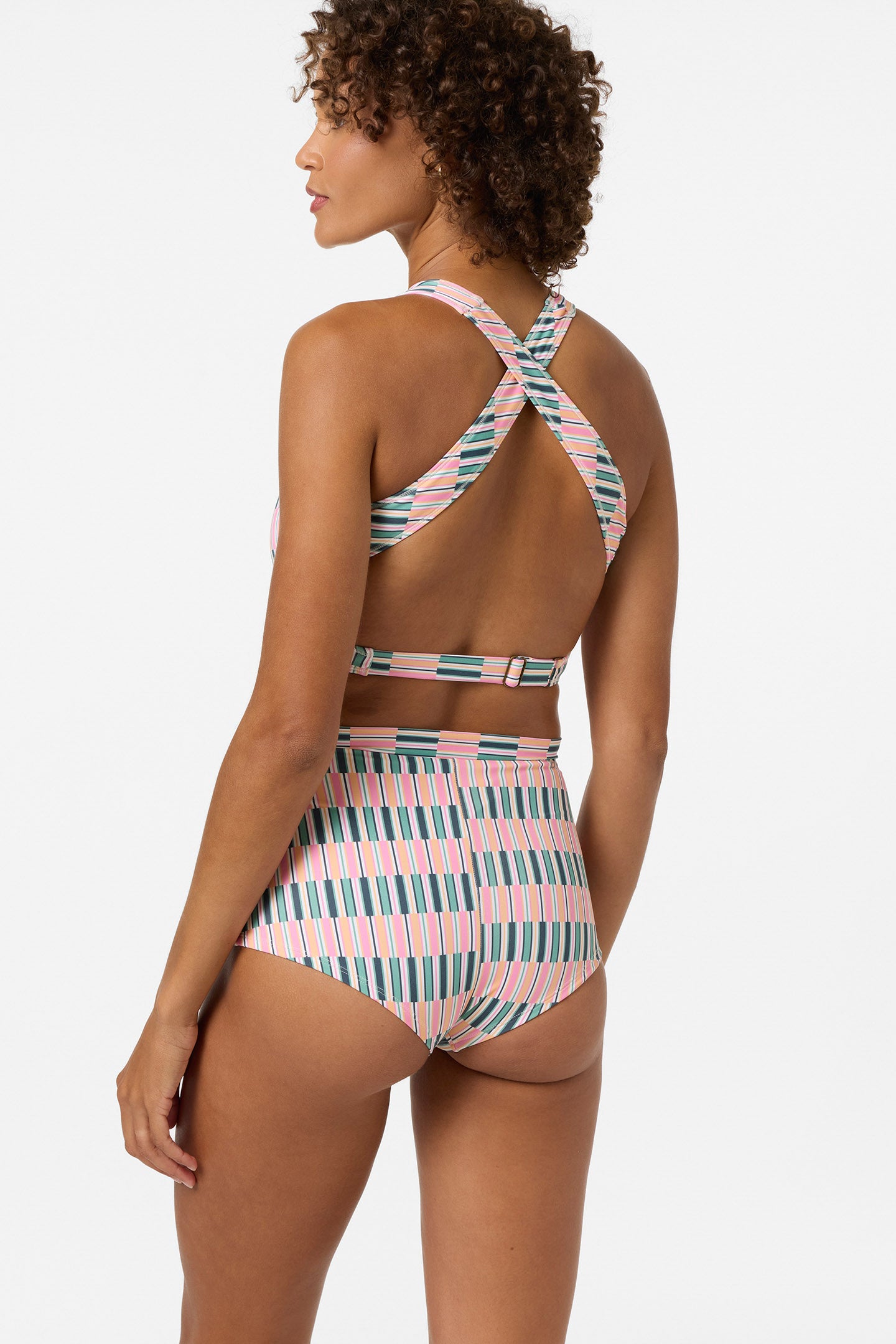 Performance Surf Glenwood High Neck Printed Active Top - Image 7