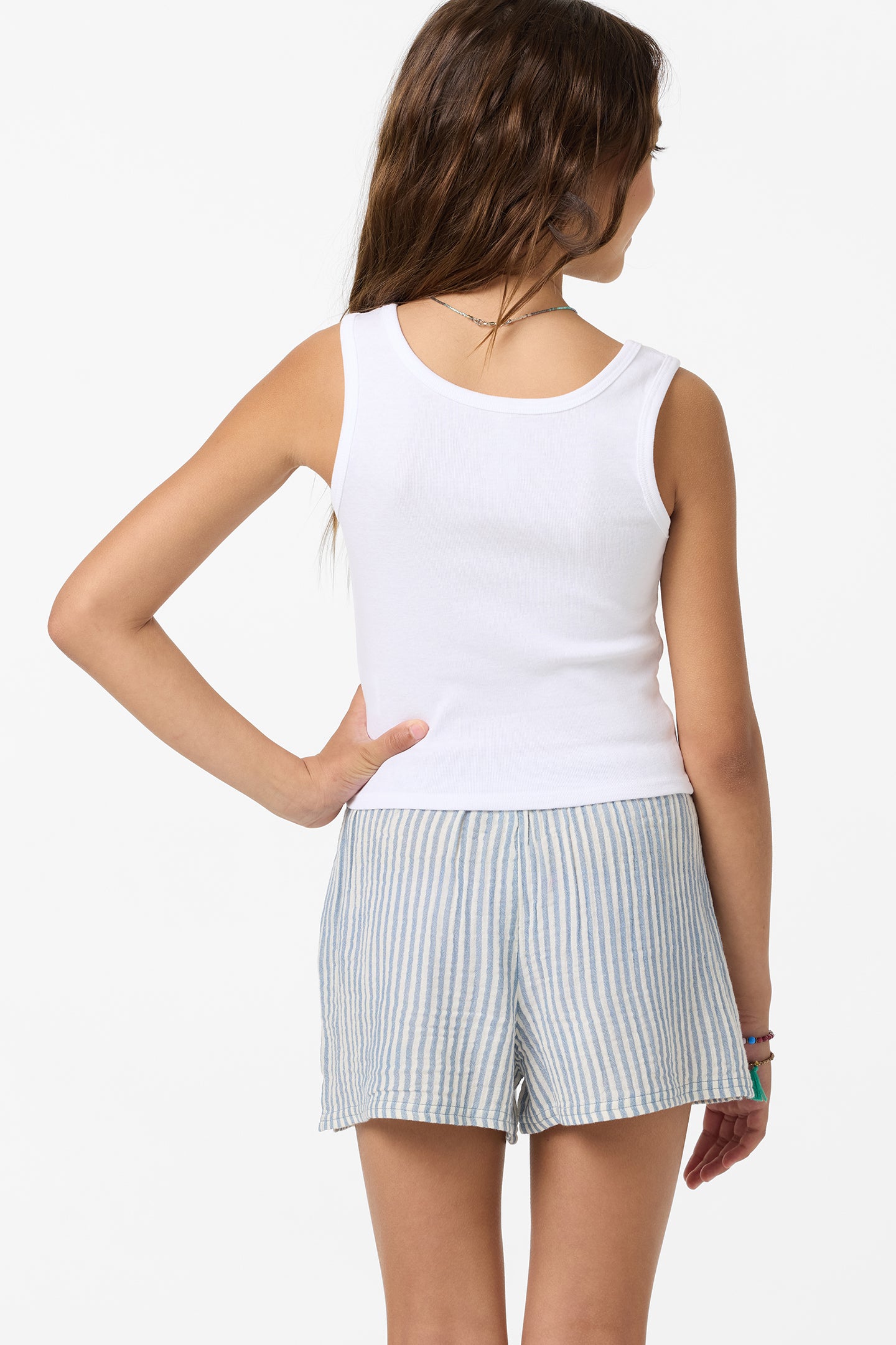 Girl's Brenda Stripe Shorts - Image 2