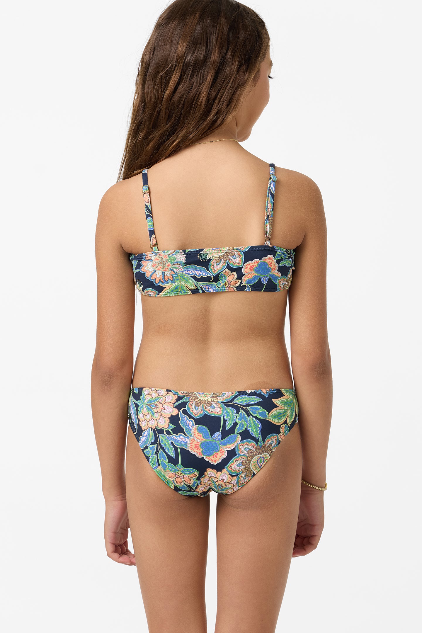 Girl's Mermaid Floral Hanky Swim Set - Image 2
